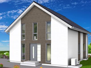 Massivhaus Trendhaus 135 mit Keller von Mein Haus Bausysteme, Satteldach-Klassiker Außenansicht 3