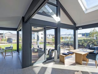 Fertighaus Ästhetik - Musterhaus Günzburg von Meisterstück-HAUS Schlüsselfertig ab 688732€, Fachwerk Innenansicht 1