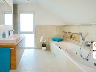 Fertighaus MH LIFE von Fertighaus WEISS Schlüsselfertig ab 445180€, Satteldach-Klassiker Innenansicht 15
