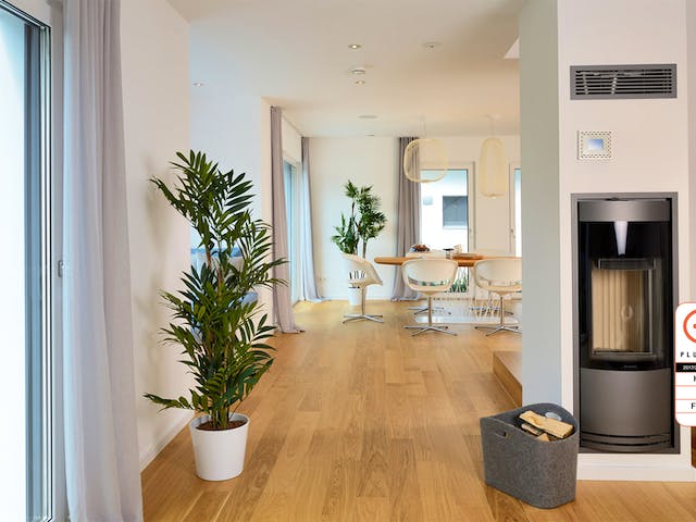 Fertighaus MH LIFE von WEISS Holzhaus Schlüsselfertig ab 418844€, Satteldach-Klassiker Innenansicht 7