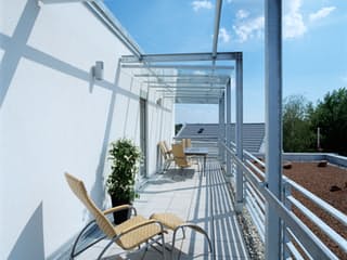 Fertighaus MH Mannheim von LUXHAUS, Pultdachhaus Außenansicht 4