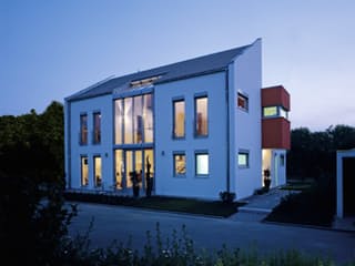 Fertighaus MH Mannheim von LUXHAUS, Pultdachhaus Außenansicht 5