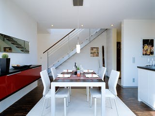 Fertighaus MH Mannheim von LUXHAUS, Pultdachhaus Innenansicht 3