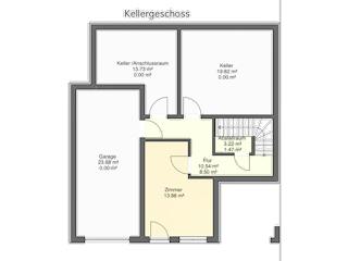 Massivhaus Elegantes Flachdachhaus am Hang von Massivhaus Rhein Lahn, Cubushaus Grundriss 3