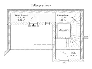 Massivhaus Wohntraum in extremer Hanglage von RheinMassiv Massivhäuser, Satteldach-Klassiker Grundriss 4