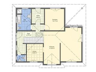 Massivhaus Großzügig und hell von RheinMassiv Massivhäuser, Stadtvilla Grundriss 2