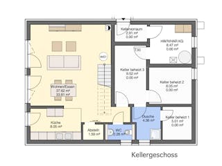 Massivhaus Zweifamilienhaus am Hang von RheinMassiv Massivhäuser, Stadtvilla Grundriss 3