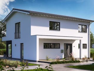 Massivhaus ARCHITEKTENHAUS ELEA von Kern-Haus Chemnitz Schlüsselfertig ab 518900€, Satteldach-Klassiker Außenansicht 2