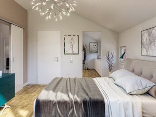 Fertighaus BALANCE 145 V2 von Bien-Zenker Schlüsselfertig ab 408302€, Satteldach-Klassiker Innenansicht 1