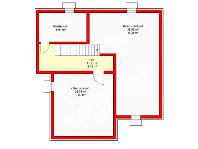 Massivhaus Berlin 164 von PRO-IM Neo, Cubushaus Grundriss 1