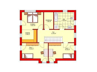 Massivhaus Bingen 158 von PRO-IM Neo, Stadtvilla Grundriss 1
