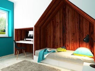 Massivhaus Bungalow BL 115 Variante M von Baudirekt,  Innenansicht 9