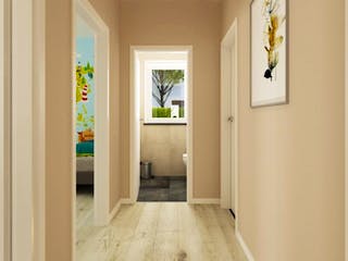 Massivhaus Bungalow BL 135 Variante M von Baudirekt, Bungalow Innenansicht 5