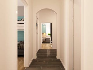 Massivhaus Bungalow BL 95 Variante T von Baudirekt, Bungalow Innenansicht 2