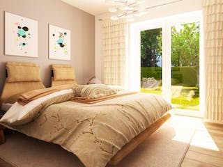 Massivhaus Bungalow BL 95 Variante T von Baudirekt, Bungalow Innenansicht 8