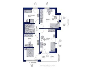 Fertighaus CELEBRATION 122 V3 XL von Bien-Zenker Schlüsselfertig ab 421754€, Satteldach-Klassiker Grundriss 1
