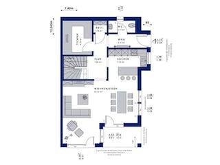 Fertighaus CELEBRATION 122 V3 XL von Bien-Zenker Schlüsselfertig ab 421754€, Satteldach-Klassiker Grundriss 2