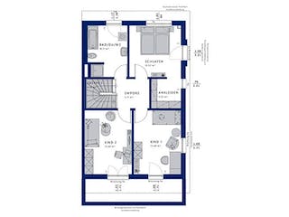 Fertighaus CELEBRATION 139 V4 L von Bien-Zenker Schlüsselfertig ab 393102€, Pultdachhaus Grundriss 2