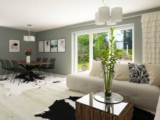 Massivhaus Doppelhaus DH 110 Variante M von Baudirekt, Innenansicht 9