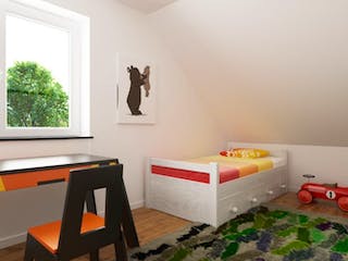 Massivhaus Doppelhaus DH 130 Variante K von Baudirekt, Innenansicht 4