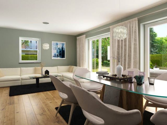 Massivhaus Einfamilienhaus EH125 Variante K von Baudirekt,  Außenansicht 1