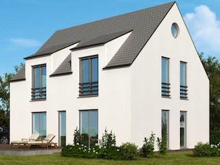 Massivhaus Einfamilienhaus EH125 Variante T von Baudirekt,  Außenansicht 1