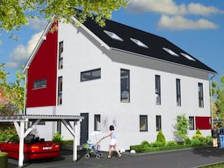 Massivhaus Frankfurt 153 von PRO-IM Neo, Außenansicht 1