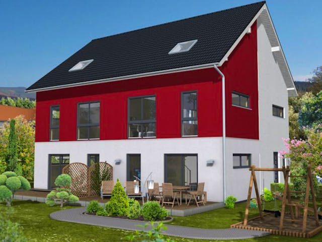 Massivhaus Frankfurt 153 von PRO-IM Neo,  Außenansicht 1