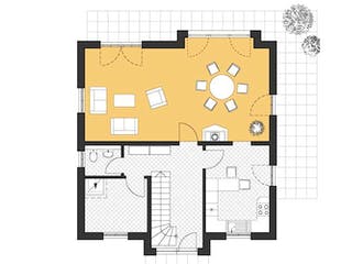 Massivhaus Friesenhaus 145 von ROTH MASSIVHAUS, Grundriss 2