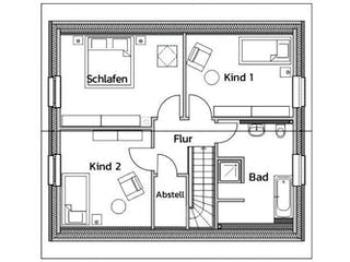 Massivhaus FUN von Kagebau,  Grundriss 1