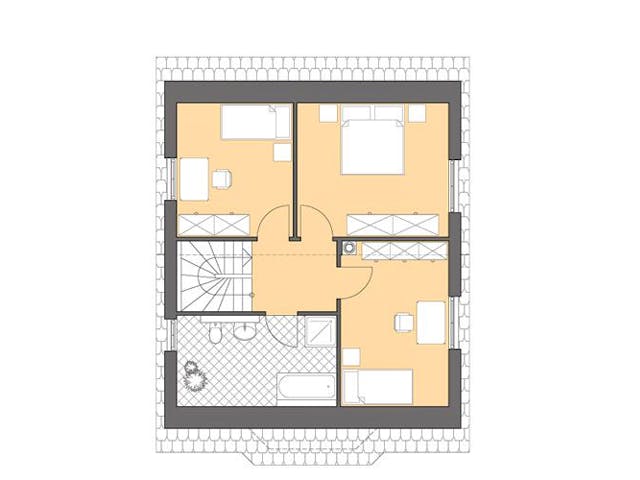 Massivhaus Haus Wismar von ROTH MASSIVHAUS,  Grundriss 1