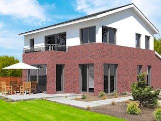 Massivhaus HOLSTEIN von Kagebau, Stadtvilla Außenansicht 2