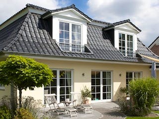 Massivhaus LANDSITZ von Kagebau,  Außenansicht 1