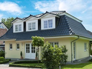 Massivhaus LANDSITZ von Kagebau,  Außenansicht 2