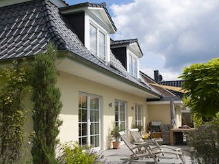 Massivhaus LANDSITZ von Kagebau,  Außenansicht 3