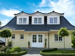 Massivhaus LANDSITZ von Kagebau,  Außenansicht 4