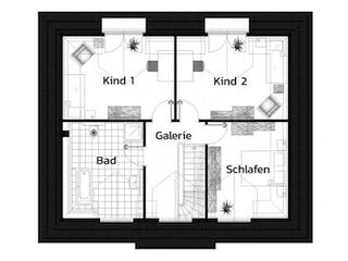 Massivhaus LANDSITZ von Kagebau,  Grundriss 2
