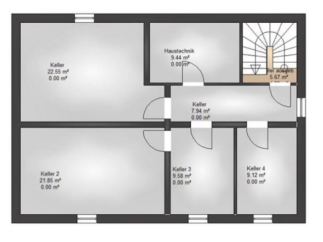 Massivhaus Massivhaus Bad Vilbel von Immobilien Atelier Klaus Reuter,  Grundriss 2