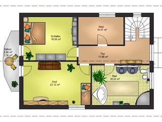 Massivhaus Massivhaus Bad Vilbel von Immobilien Atelier Klaus Reuter,  Grundriss 3