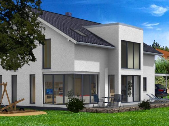 Massivhaus Massivhaus Kahl von Immobilien Atelier Klaus Reuter,  Außenansicht 1