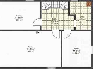 Massivhaus Massivhaus Kahl von Immobilien Atelier Klaus Reuter, Grundriss 2