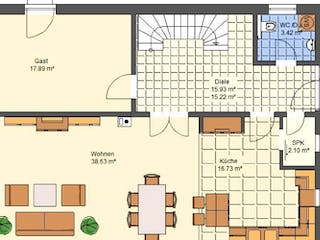 Massivhaus Massivhaus Kahl von Immobilien Atelier Klaus Reuter, Grundriss 3
