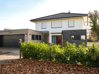 Massivhaus Stadtvilla 02 von KSW Massivhaus, Stadtvilla Außenansicht 2