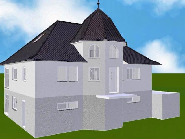 Massivhaus Stadtvilla 200 Ratzeburg von domoplan massivhaus,  Außenansicht 1