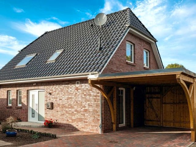 Massivhaus Star von Kagebau,  Außenansicht 1