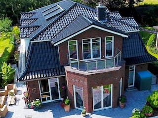 Massivhaus SÜLLBERG von Kagebau,  Außenansicht 1