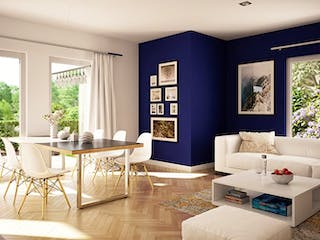 Fertighaus SUNSHINE 136 V7 von Living Fertighaus Schlüsselfertig ab 404801€, Stadtvilla Innenansicht 2