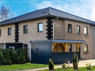 Massivhaus TWINTOWN von Kagebau,  Außenansicht 1