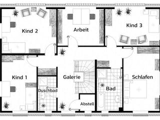 Massivhaus VILLA KOOPMANN von Kagebau, Stadtvilla Grundriss 2