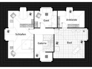 Massivhaus VILLA KOOPMANN von Kagebau, Stadtvilla Grundriss 1